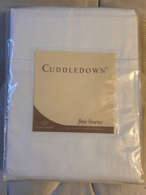 Cuddledown 100% Cotton King Flat Sheet